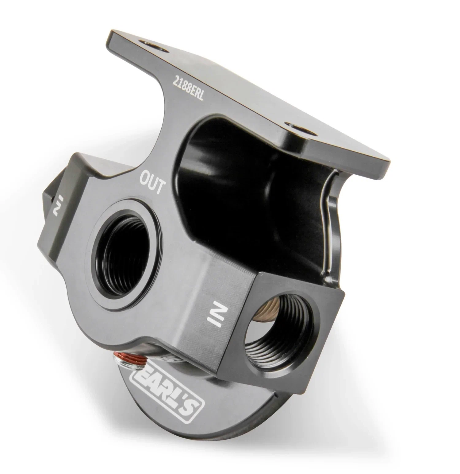 Earl's Billet Remote Oil Filter Mount - 2188ERL